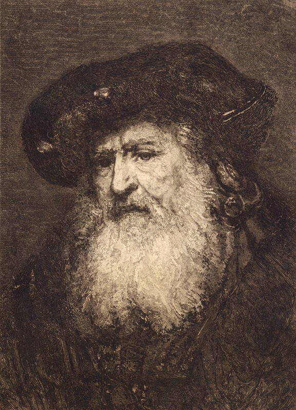 Portret starca w Galerii Drezdeńskiej autorstwa Rembrandt van Rijn