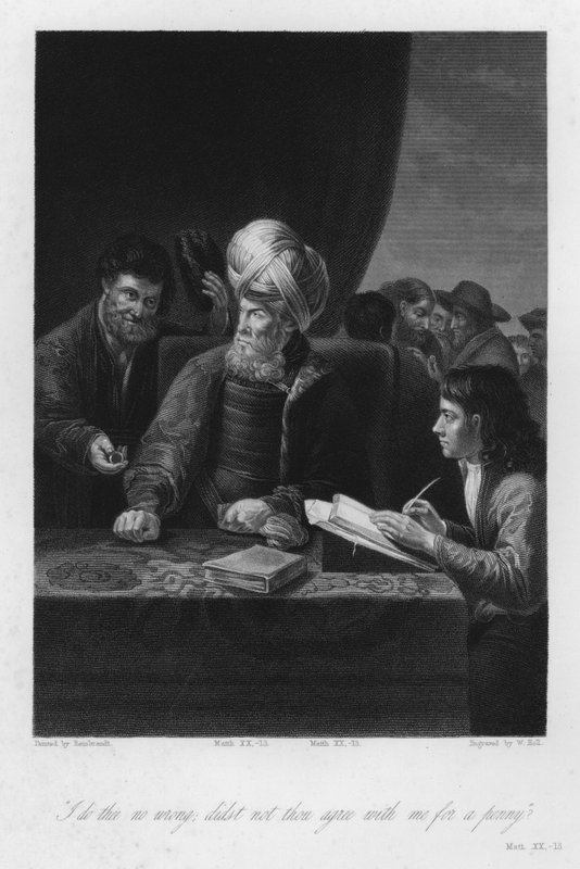 Pan Winnicy, Mateusz XX autorstwa Rembrandt Harmensz. van Rijn (after)