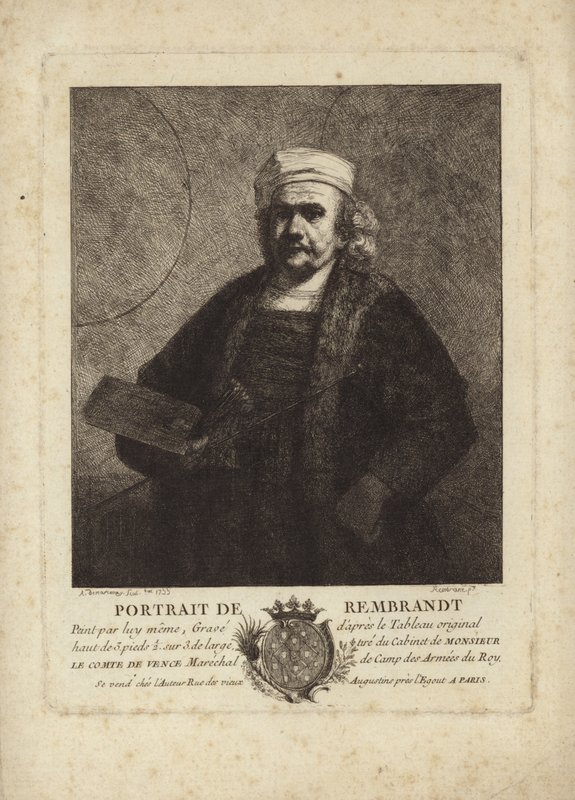Rembrandt, Autoportret holenderskiego malarza i akwaforty autorstwa Rembrandt van Rijn