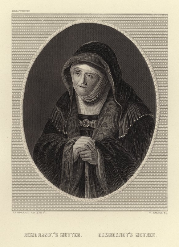 Matka Rembrandta autorstwa Rembrandt van Rijn
