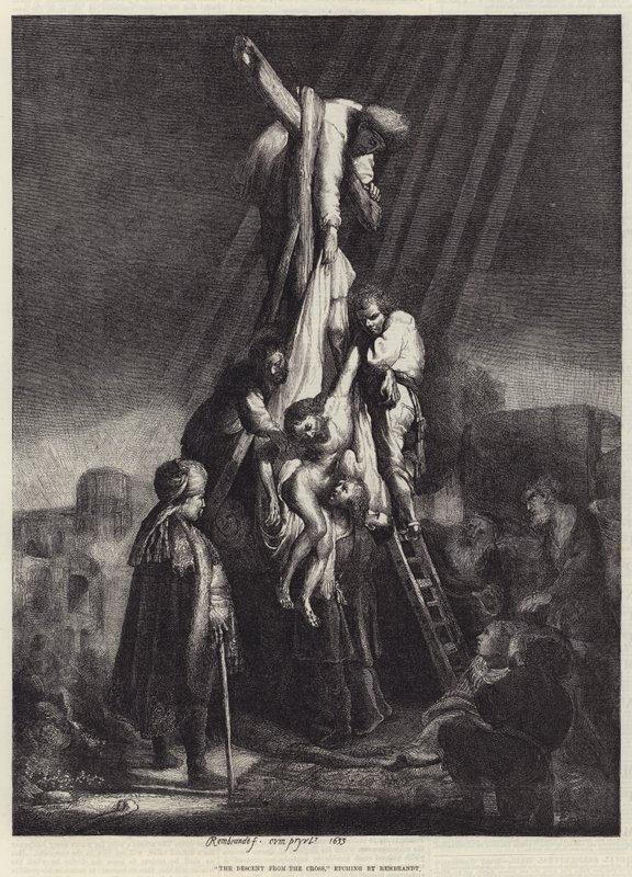 Zdjęcie z krzyża autorstwa Rembrandt van Rijn
