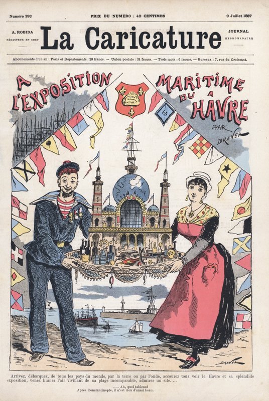 Wystawa Morska w Le Havre, Francja autorstwa Renard Jules Draner