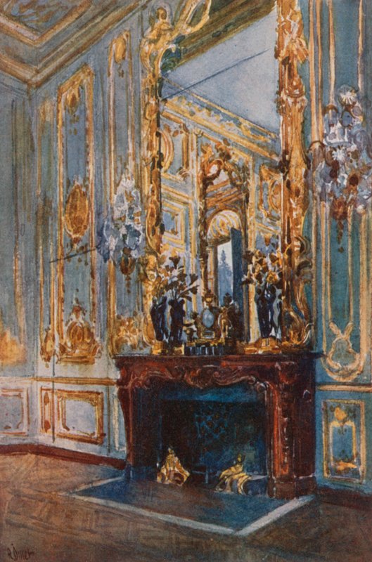 Wewnętrzny salon Ludwika XV, Wersal autorstwa Rene Binet