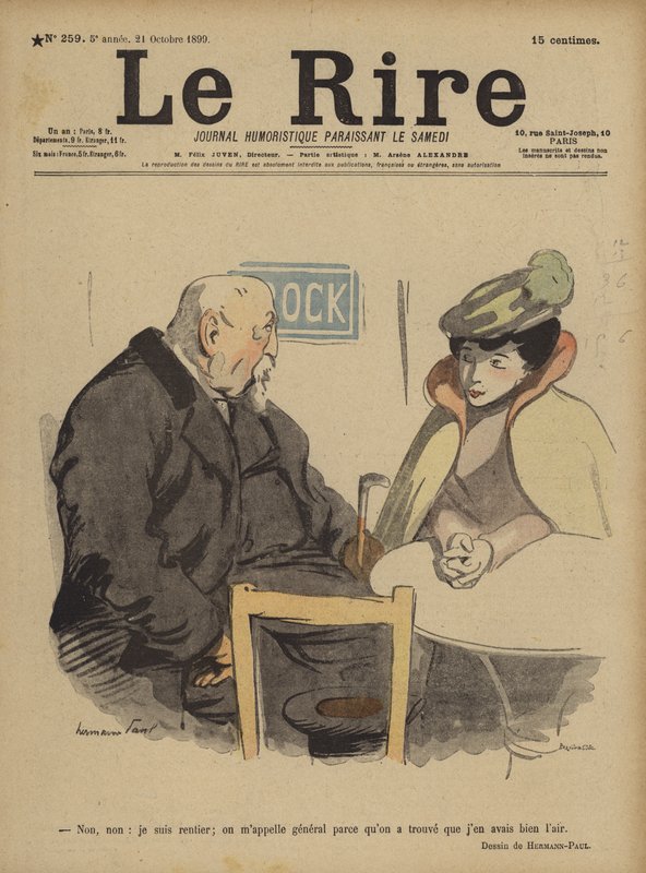 Ilustracja do Le Rire autorstwa Rene George Hermann Paul