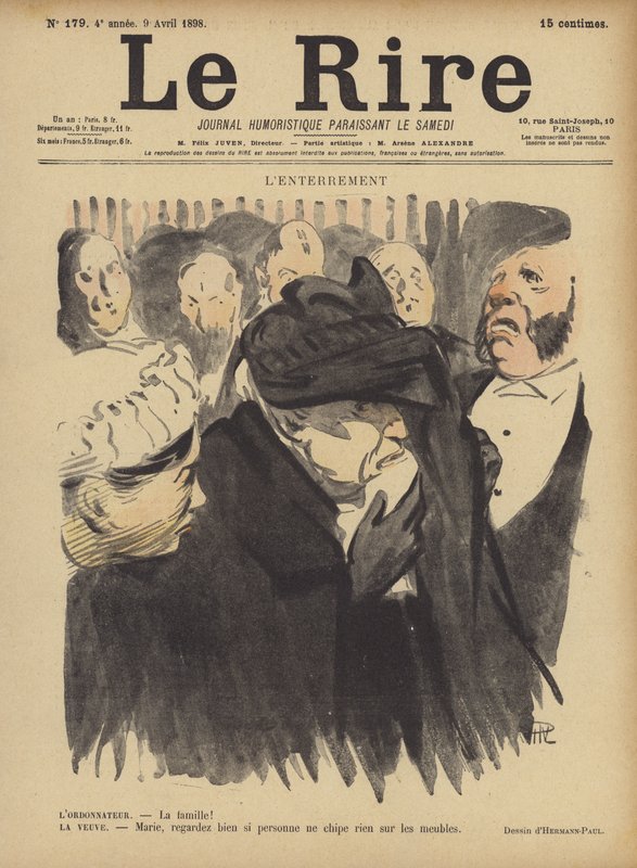 Ilustracja do Le Rire autorstwa Rene George Hermann Paul
