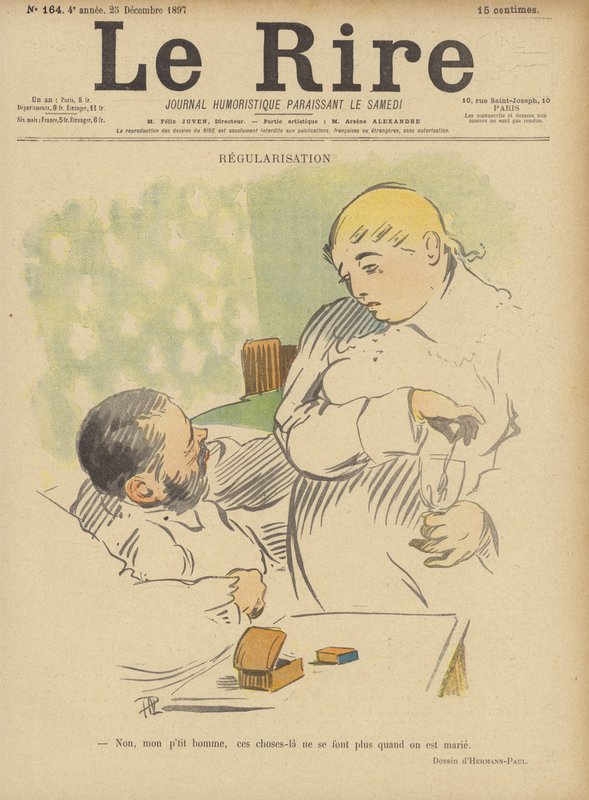 Ilustracja do Le Rire autorstwa Rene George Hermann Paul