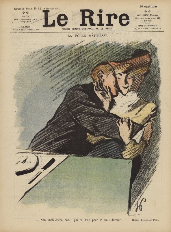 Ilustracja do Le Rire autorstwa Rene George Hermann Paul