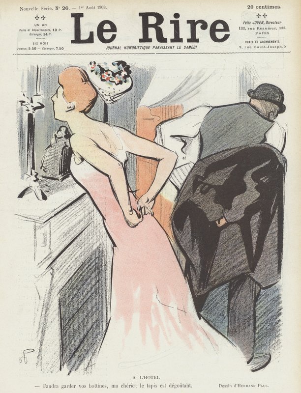 Ilustracja do Le Rire autorstwa Rene George Hermann Paul