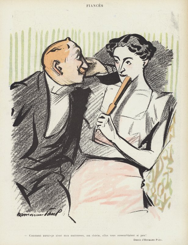 Ilustracja do Le Rire autorstwa Rene George Hermann Paul