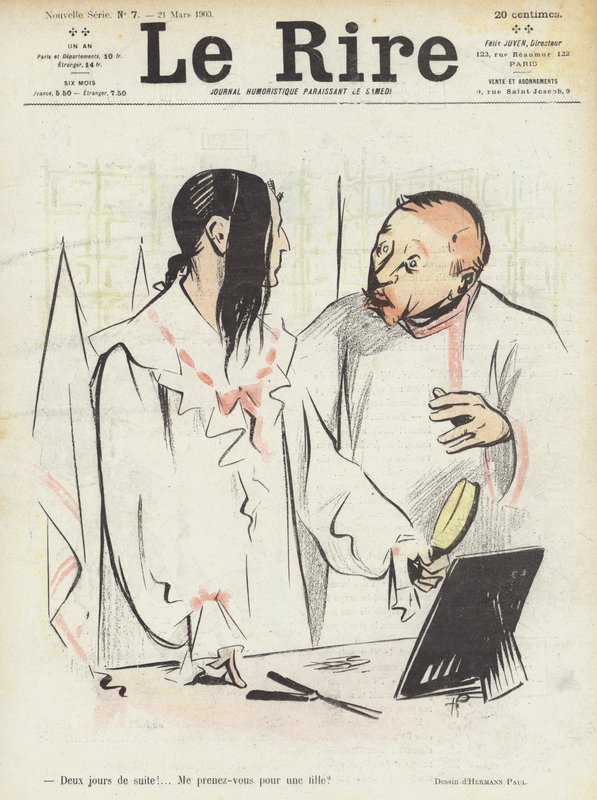 Ilustracja do Le Rire autorstwa Rene George Hermann Paul
