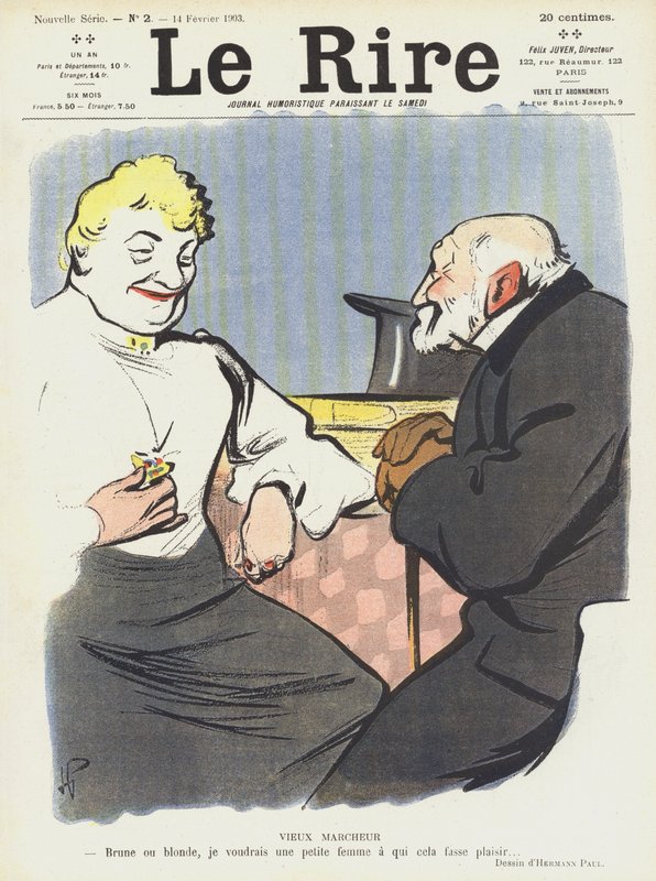 Ilustracja do Le Rire autorstwa Rene George Hermann Paul