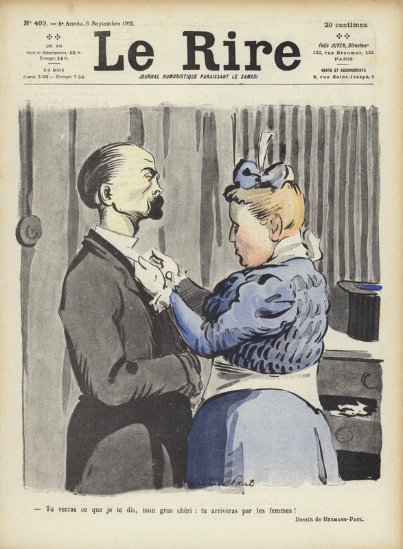Ilustracja do Le Rire autorstwa Rene George Hermann Paul