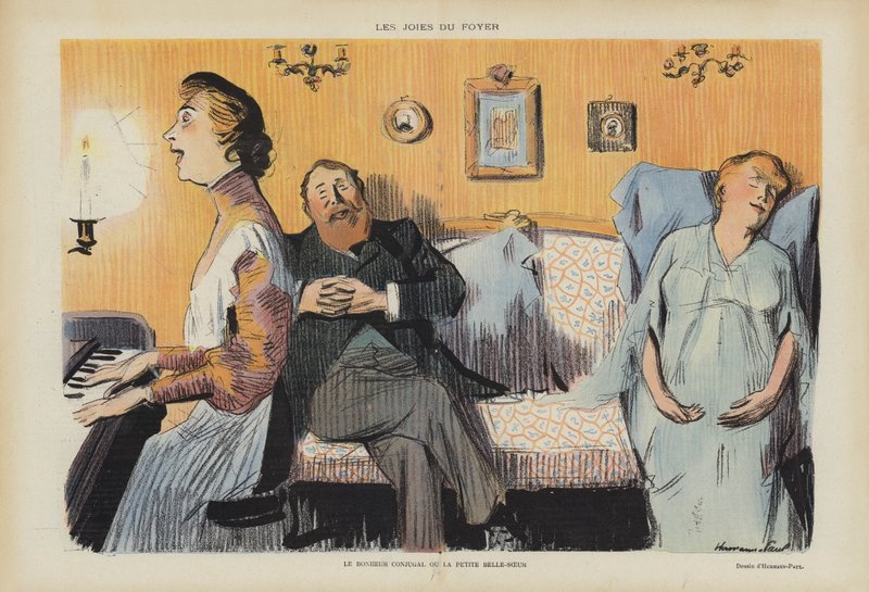 Ilustracja do Le Rire autorstwa Rene George Hermann Paul