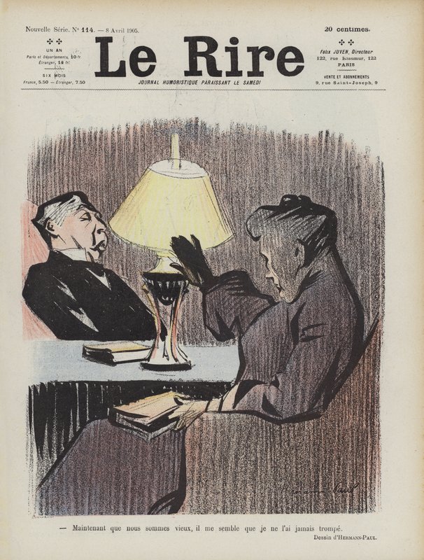 Ilustracja do Le Rire autorstwa Rene George Hermann Paul