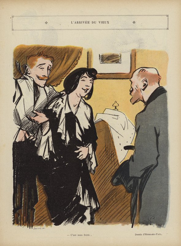 Ilustracja do Le Rire autorstwa Rene George Hermann Paul