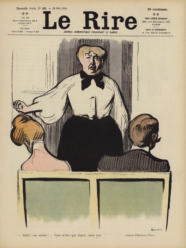 Ilustracja do Le Rire autorstwa Rene George Hermann Paul