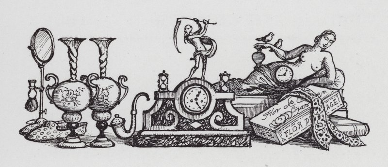 Prezenty bożonarodzeniowe (lito) autorstwa Rex (after) Whistler
