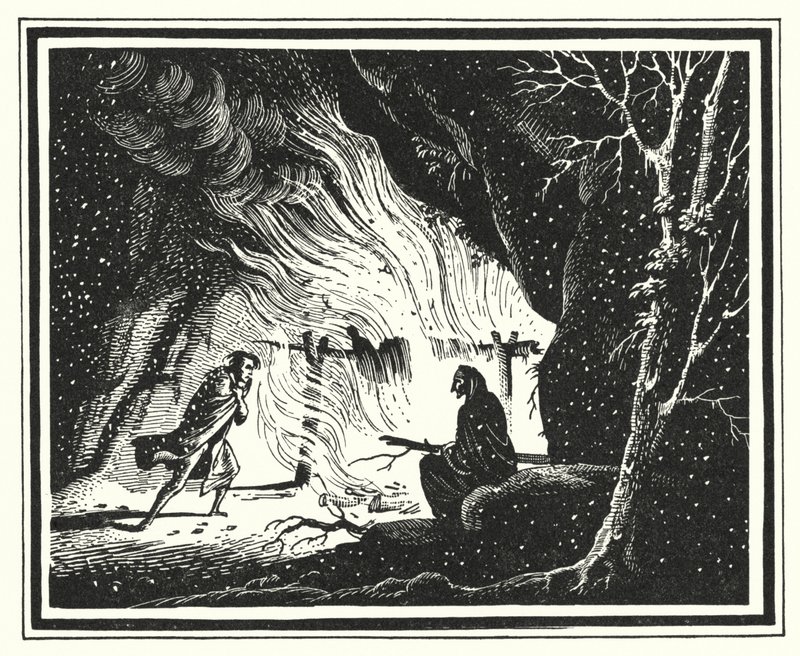Hans Christian Andersen: Rajski ogród (lito) autorstwa Rex (after) Whistler