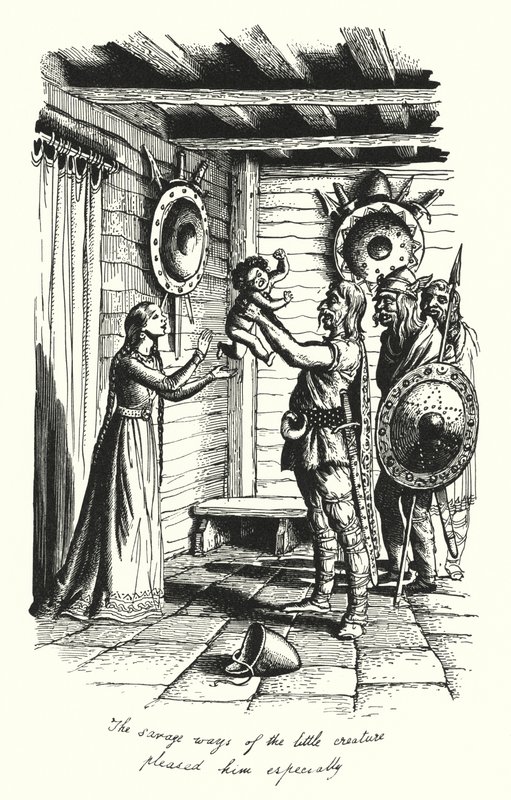 Hans Christian Andersen: Córka króla bagien (lito) autorstwa Rex (after) Whistler