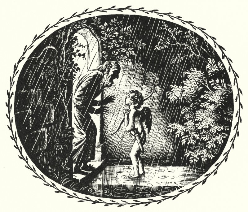Hans Christian Andersen: Niegrzeczny chłopiec (lito) autorstwa Rex (after) Whistler