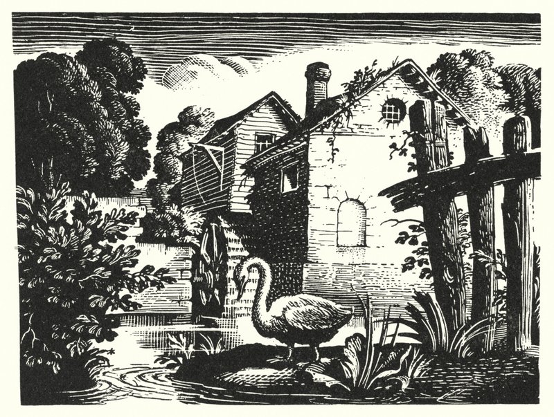 Hans Christian Andersen: Brzydkie kaczątko (lito) autorstwa Rex (after) Whistler
