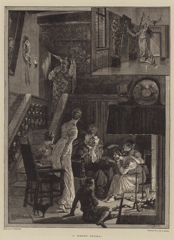 Opowieść o duchach autorstwa Richard Caton Woodville junior