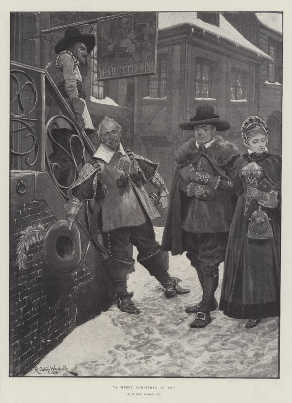 Wesołych Świąt! autorstwa Richard Caton Woodville junior