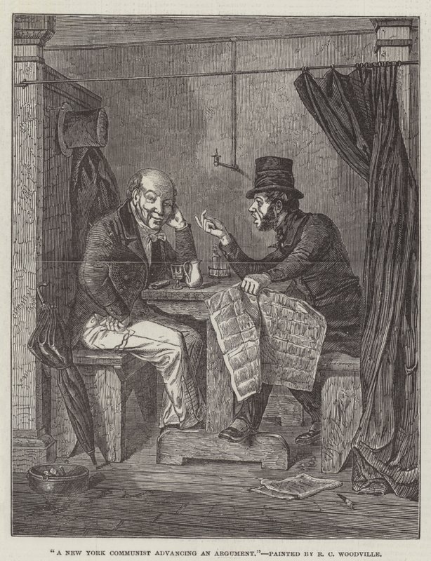 Nowojorski komunista wysuwa argument autorstwa Richard Caton Woodville junior