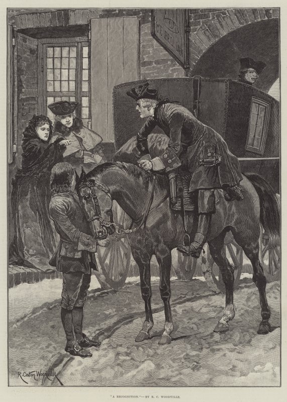 A Rozpoznanie autorstwa Richard Caton Woodville junior