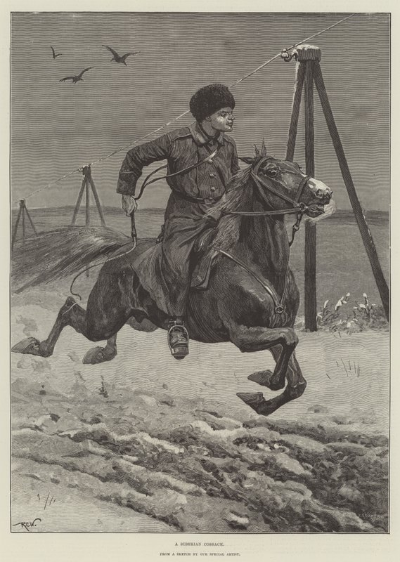 Kozak syberyjski autorstwa Richard Caton Woodville junior