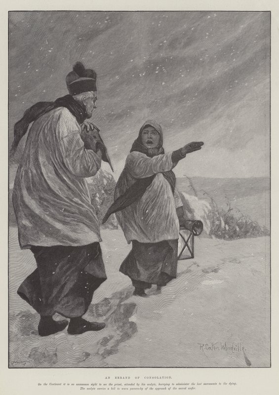 Zlecenie pocieszenia autorstwa Richard Caton Woodville junior