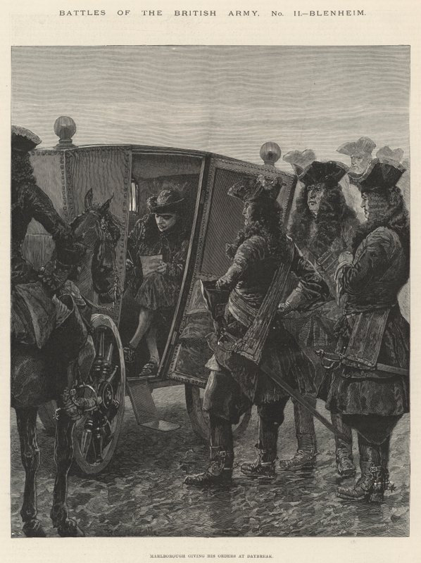 Bitwy armii brytyjskiej, Blenheim autorstwa Richard Caton Woodville junior