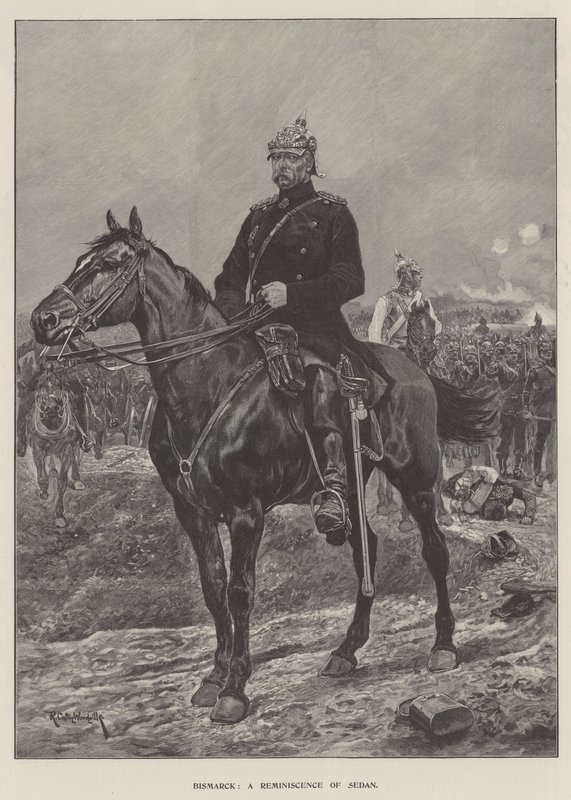 Bismarck, wspomnienie o Sedanie autorstwa Richard Caton Woodville junior