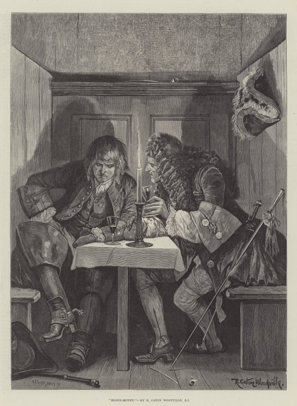 Blood-Money autorstwa Richard Caton Woodville junior