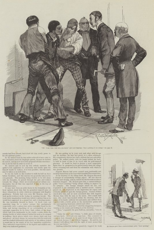 Cynic Fortune, Opowieść o człowieku z sumieniem — David Christie Murray autorstwa Richard Caton Woodville junior