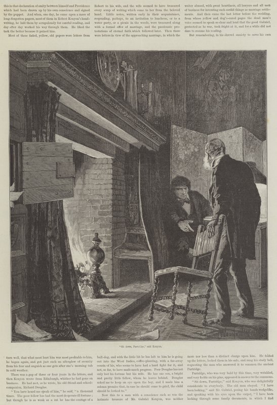 Cynic Fortune, Opowieść o człowieku z sumieniem, David Christie Murray autorstwa Richard Caton Woodville junior