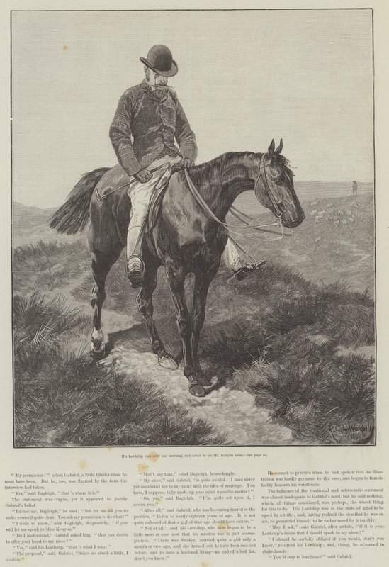 Cynic Fortune, Opowieść o człowieku z sumieniem, David Christie Murray autorstwa Richard Caton Woodville junior