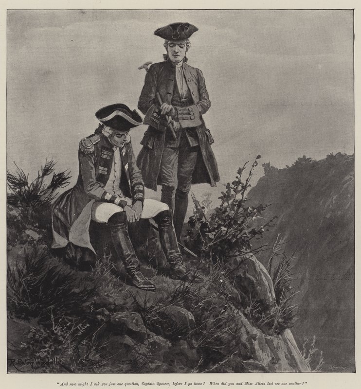 Ilustracja do pułkownika Imperium — Emily Lawless autorstwa Richard Caton Woodville junior