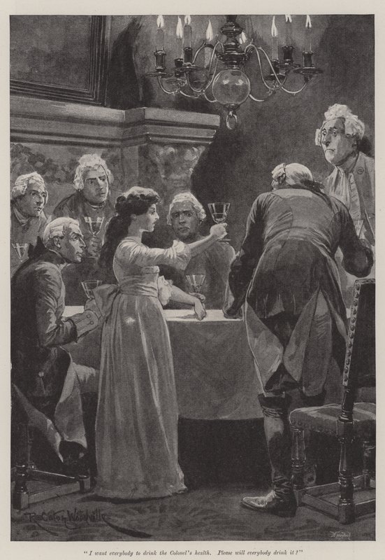 Ilustracja do pułkownika Imperium — Emily Lawless autorstwa Richard Caton Woodville junior