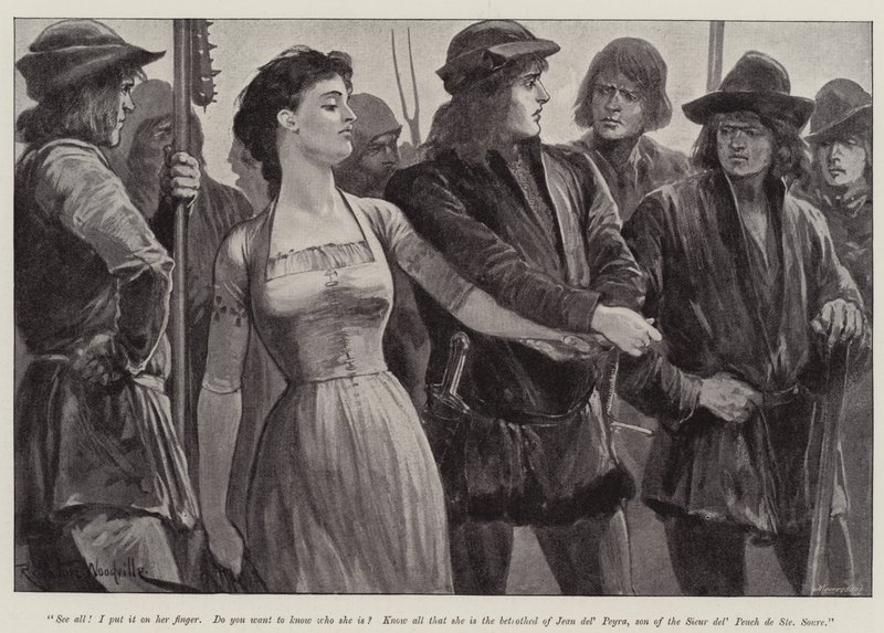 Ilustracja do Noemi — S Baring Gould autorstwa Richard Caton Woodville junior