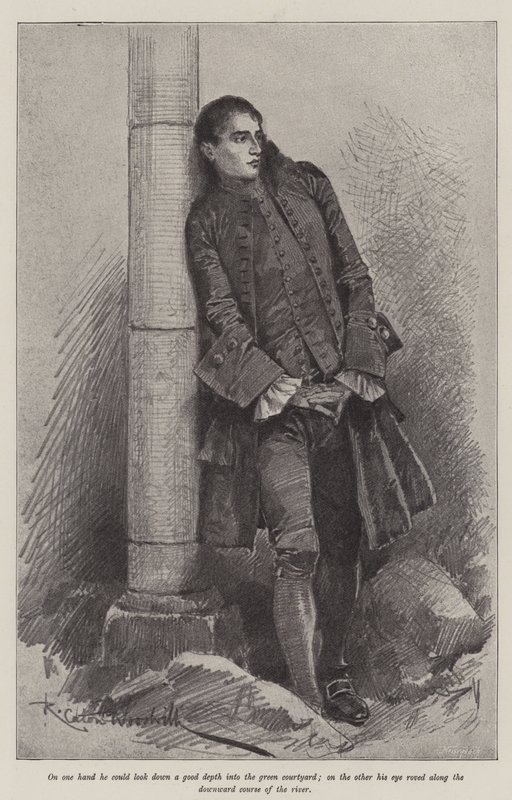 Ilustracja do The Great North Road, Robert Louis Stevenson autorstwa Richard Caton Woodville junior