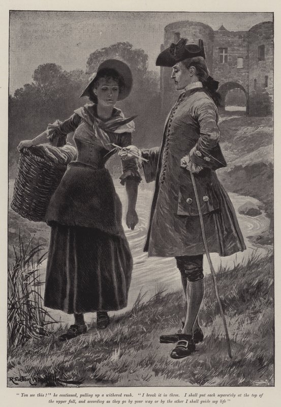 Ilustracja do The Great North Road, Robert Louis Stevenson autorstwa Richard Caton Woodville junior