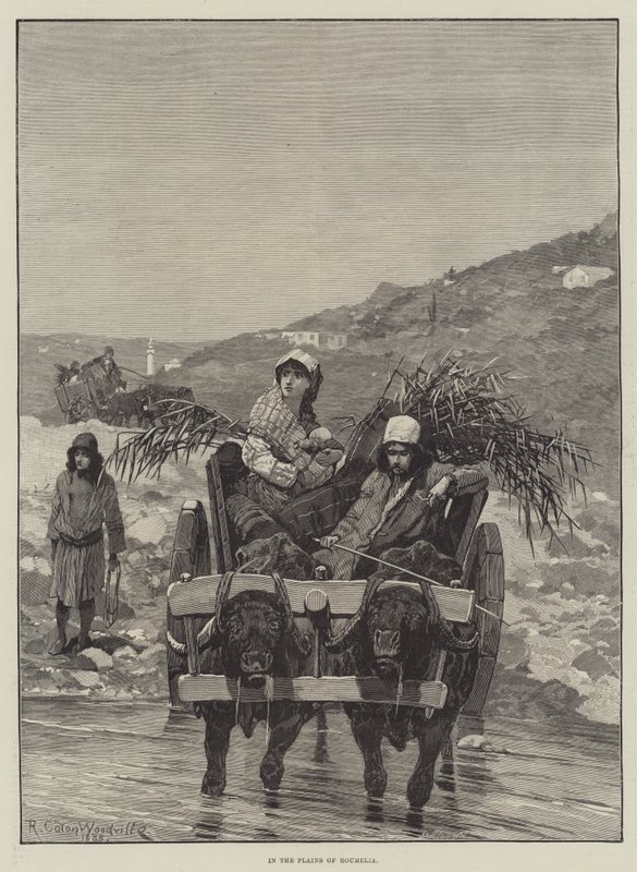 Na równinach Roumelii autorstwa Richard Caton Woodville junior