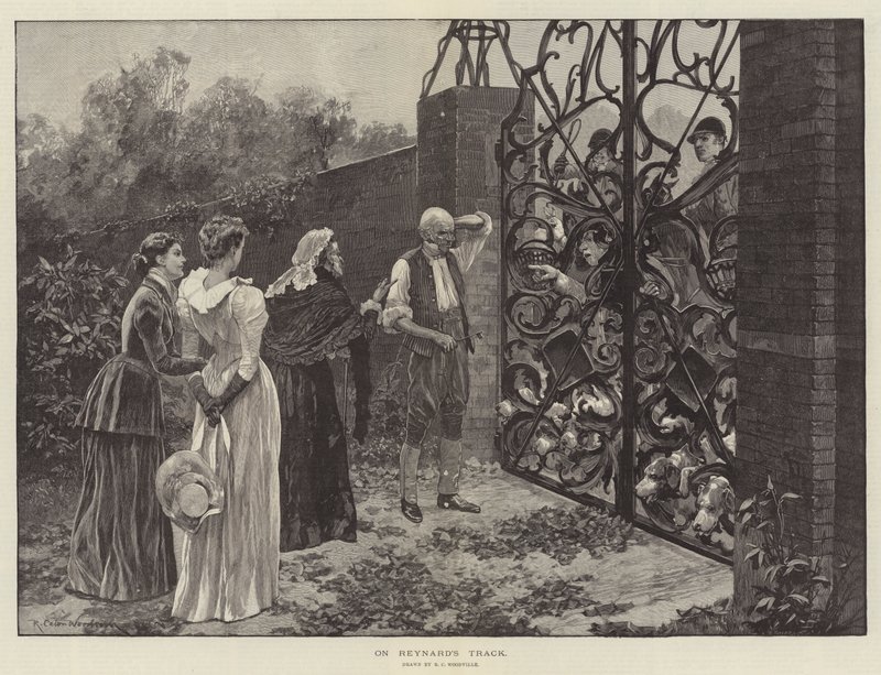 Na tropie Reynarda autorstwa Richard Caton Woodville junior