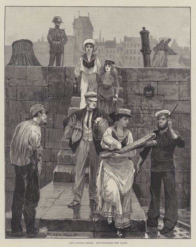 Nasz jesienny rejs, przywracanie jachtu do życia autorstwa Richard Caton Woodville junior