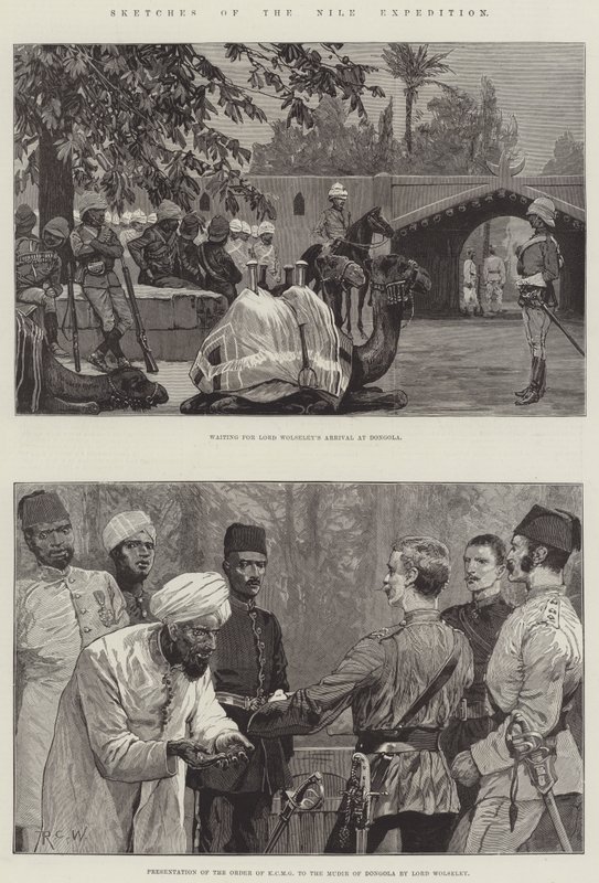 Szkice wyprawy po Nilu autorstwa Richard Caton Woodville junior