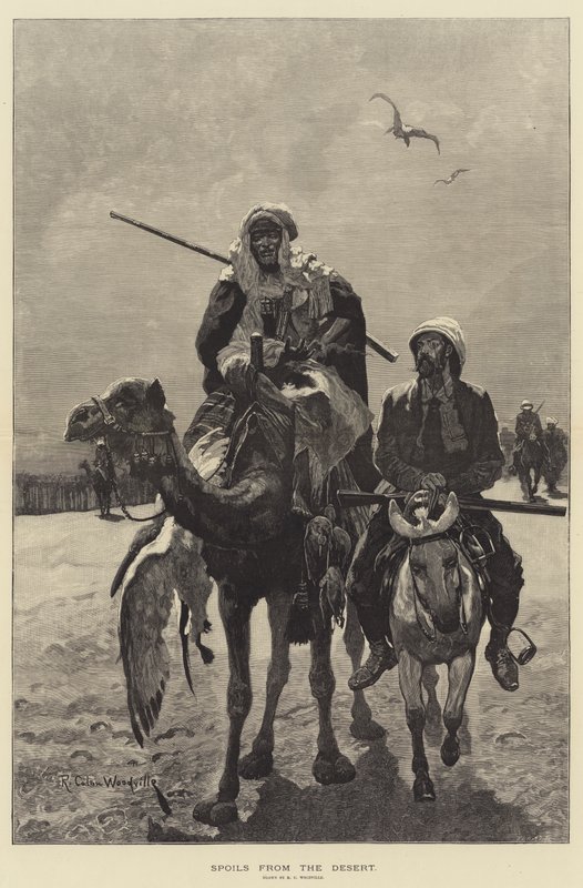 Łupy z pustyni autorstwa Richard Caton Woodville junior