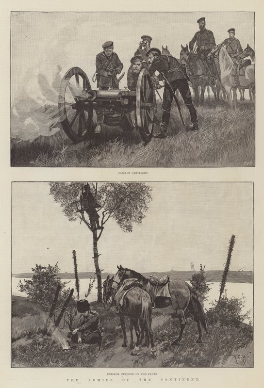Armie kontynentu autorstwa Richard Caton Woodville junior