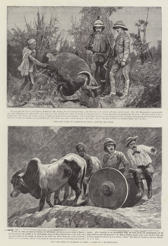 Książę Clarence w Indiach autorstwa Richard Caton Woodville junior