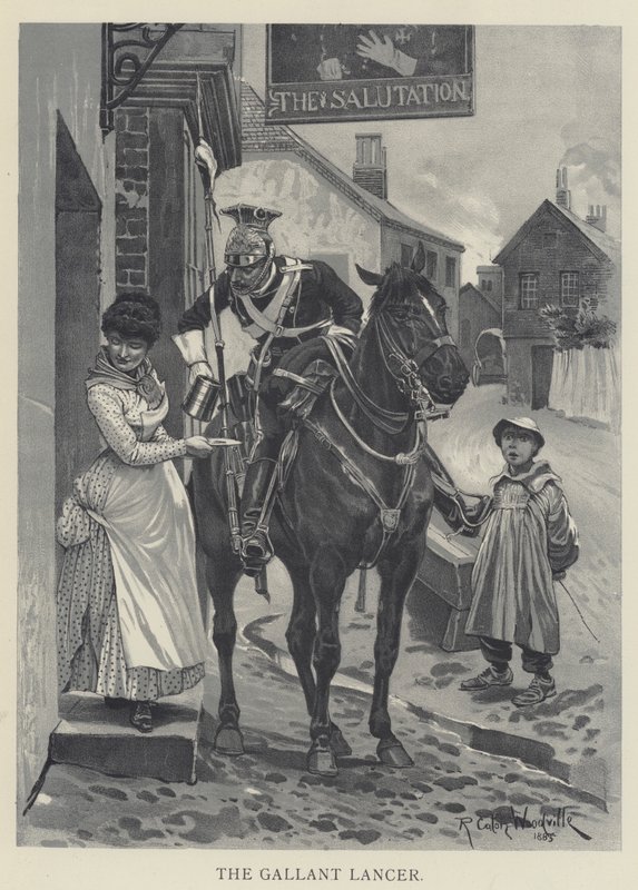 Dzielny Lancer autorstwa Richard Caton Woodville junior